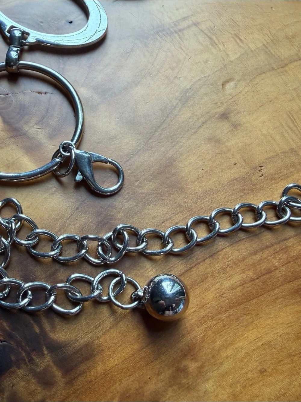Silver Circle Link Waist Chain Belt - Women Accessories